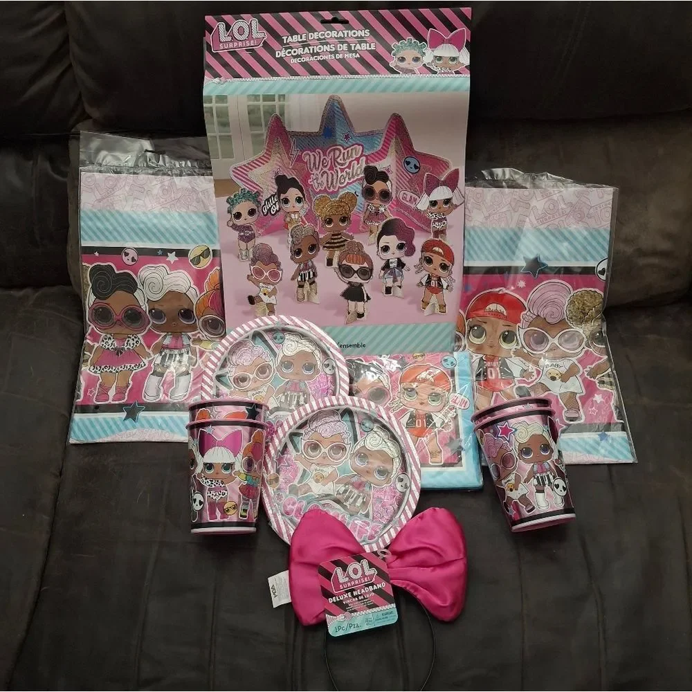 LOL Dolls Birthday Party Supplies & Decorations Set